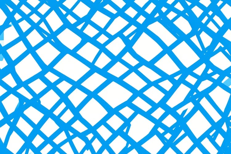 Close-up de uma rede de proteção com pequenos buracos, mostrando sua textura e resistência.